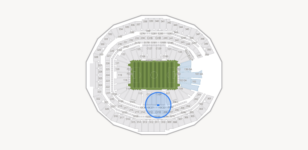 Mercedes-Benz Stadium Seating Chart