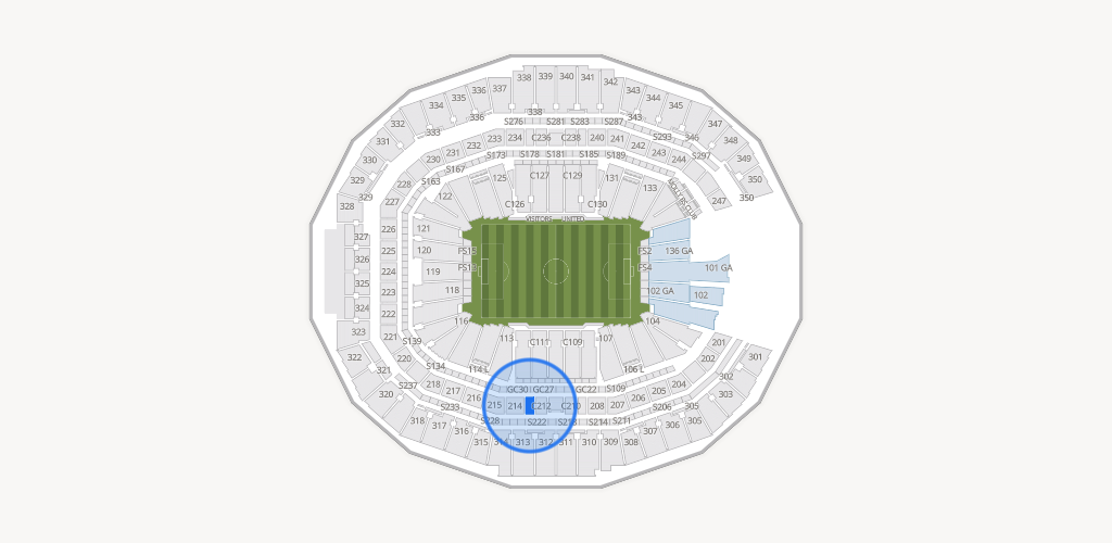 Mercedes-Benz Stadium Seating Chart