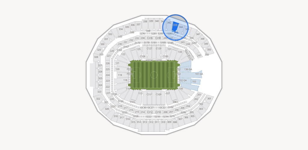 Mercedes-Benz Stadium Seating Chart