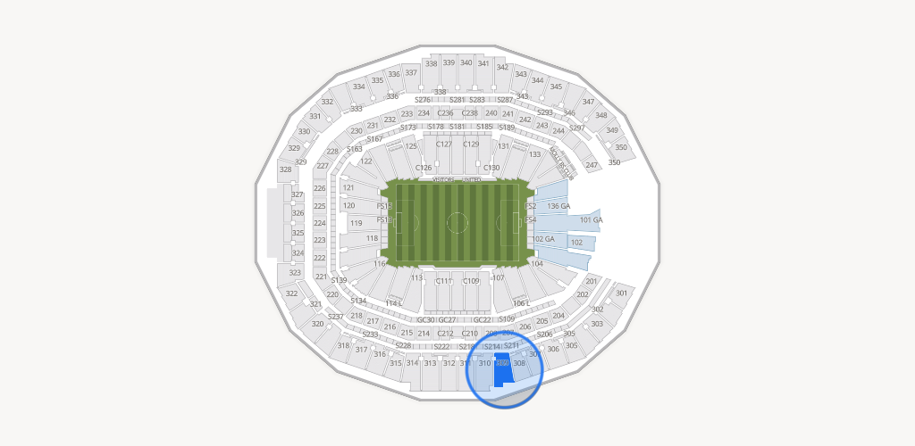 Mercedes-Benz Stadium Seating Chart