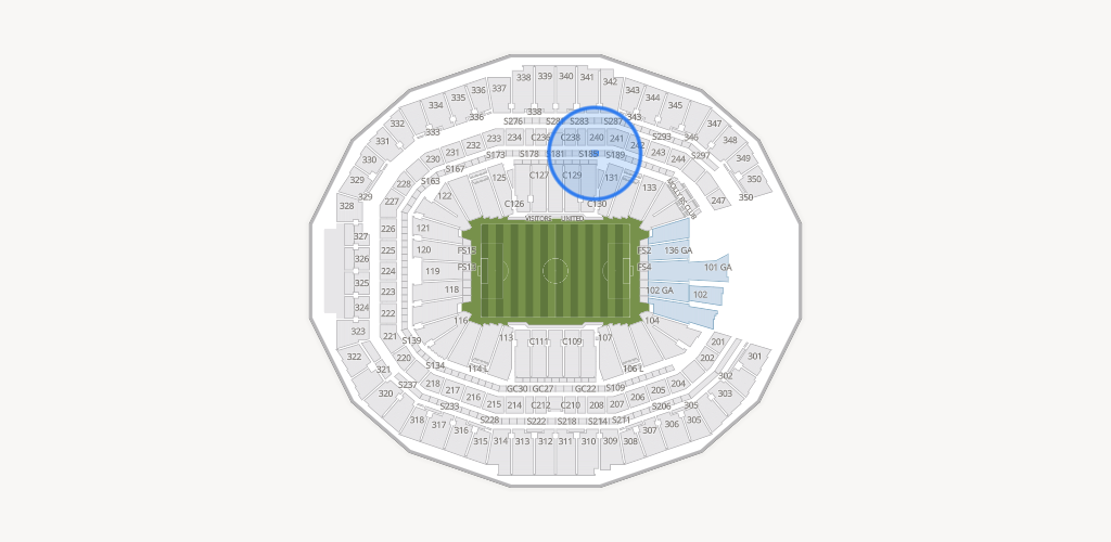 Mercedes-Benz Stadium Seating Chart