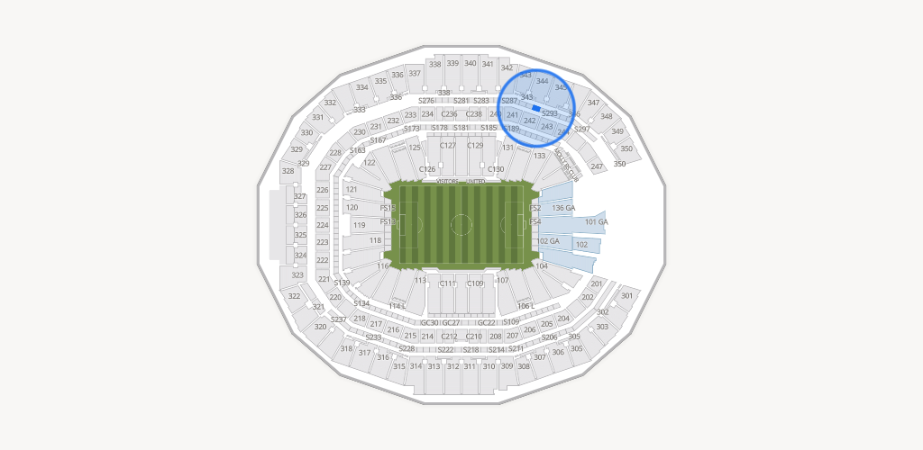 Mercedes-Benz Stadium Seating Chart