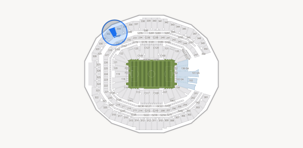 Mercedes-Benz Stadium Seating Chart