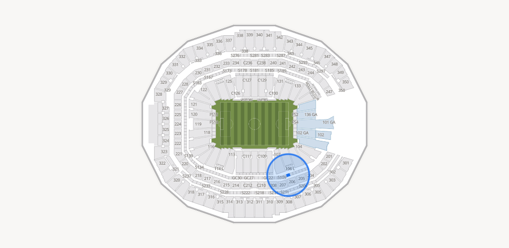 Mercedes-Benz Stadium Seating Chart