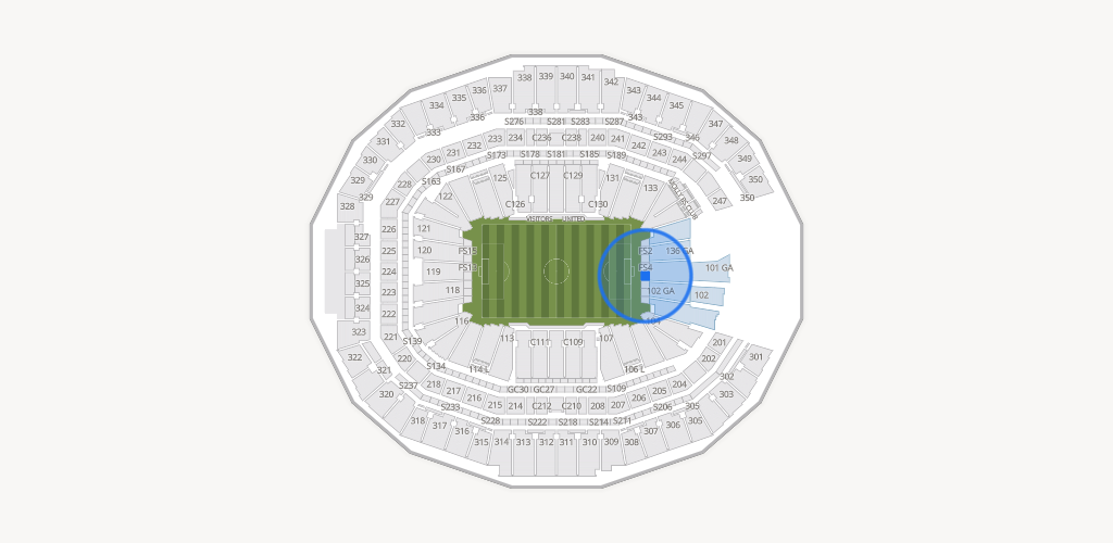 Mercedes-Benz Stadium Seating Chart