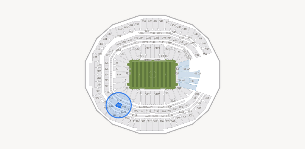 Mercedes-Benz Stadium Seating Chart
