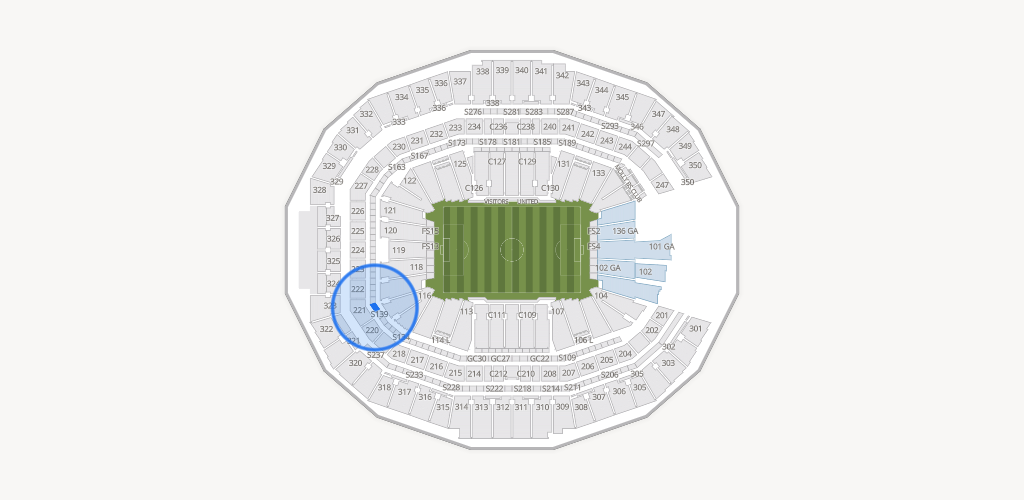 Mercedes-Benz Stadium Seating Chart