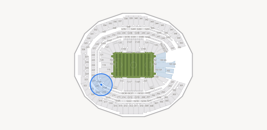 Mercedes-Benz Stadium Seating Chart