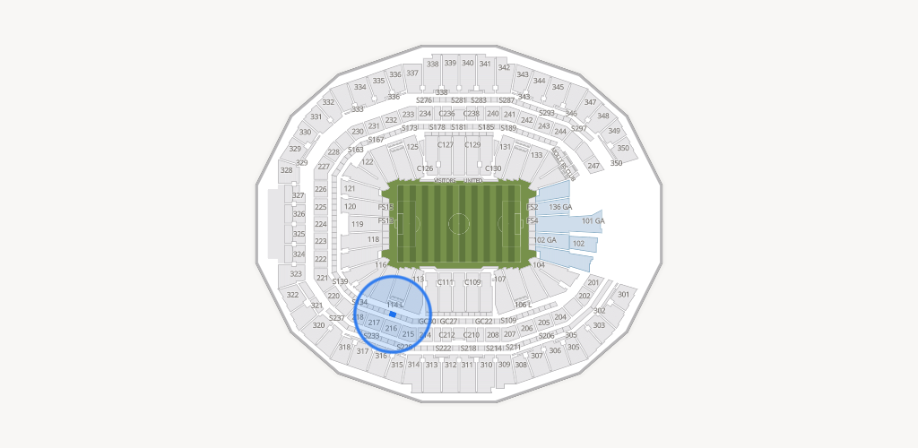 Mercedes-Benz Stadium Seating Chart