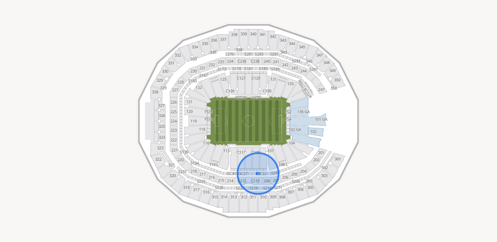 Mercedes-Benz Stadium Seating Chart
