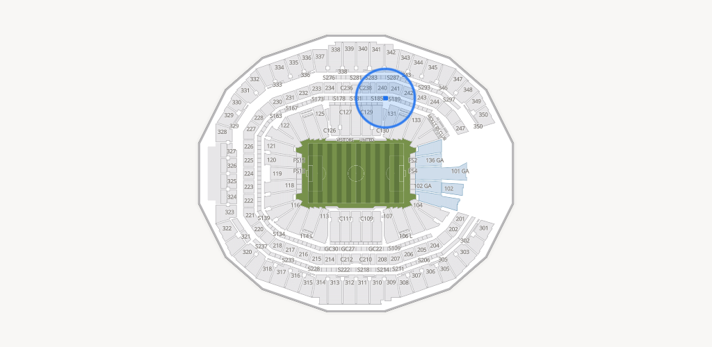 Mercedes-Benz Stadium Seating Chart