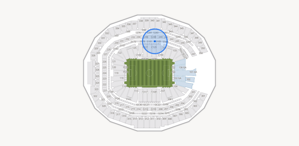 Mercedes-Benz Stadium Seating Chart