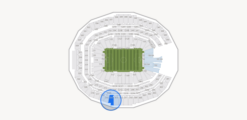 Mercedes-Benz Stadium Seating Chart