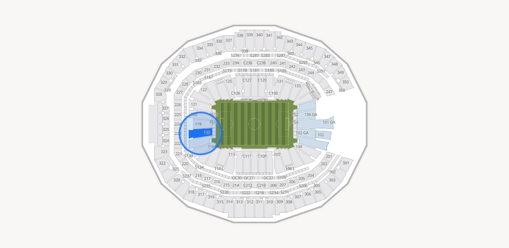 Mercedes-Benz Stadium Seating Chart