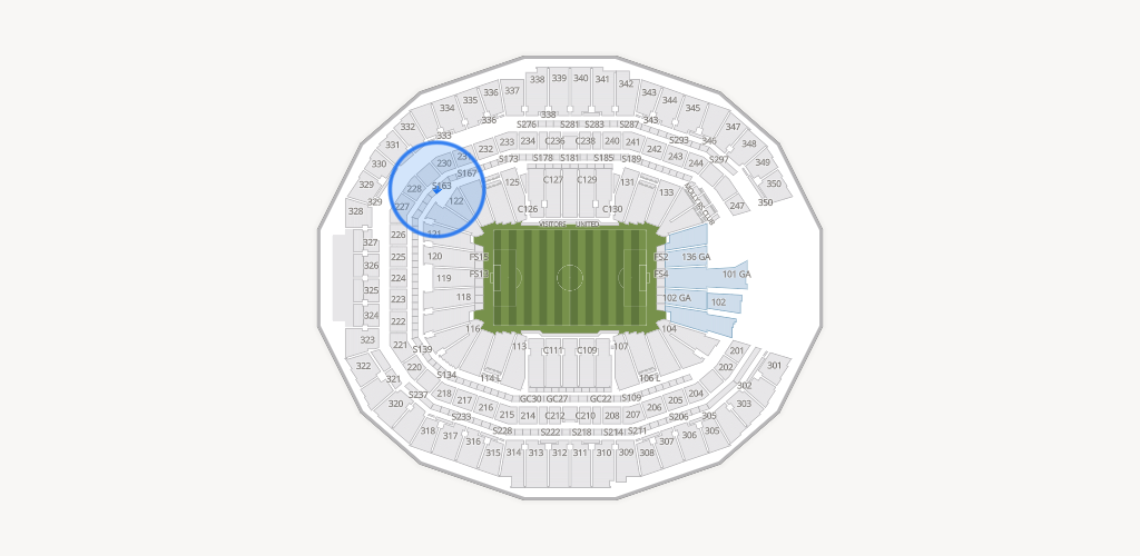 Mercedes-Benz Stadium Seating Chart