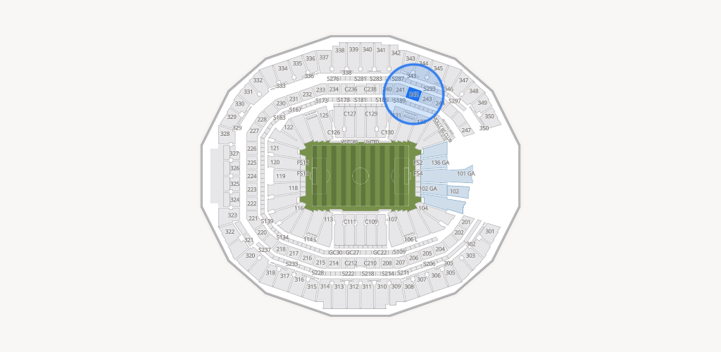 Mercedes-Benz Stadium Seating Chart