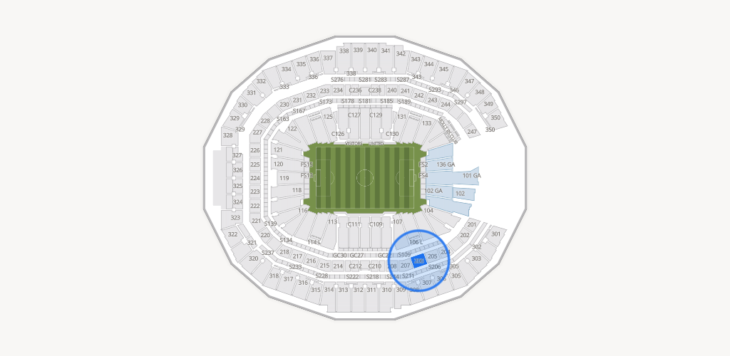 Mercedes-Benz Stadium Seating Chart
