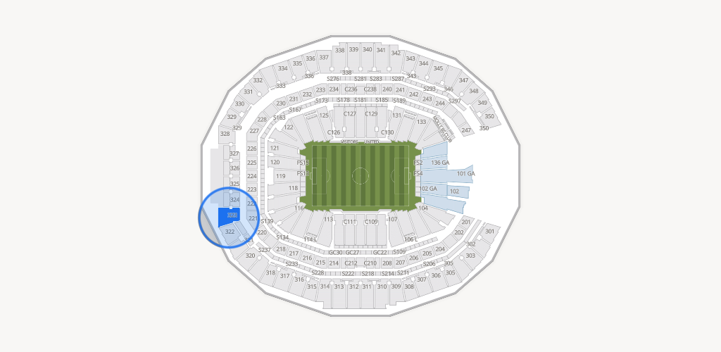 Mercedes-Benz Stadium Seating Chart