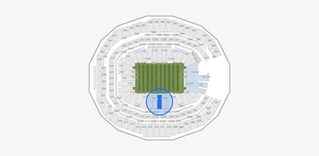 Mercedes-Benz Stadium Seating Chart