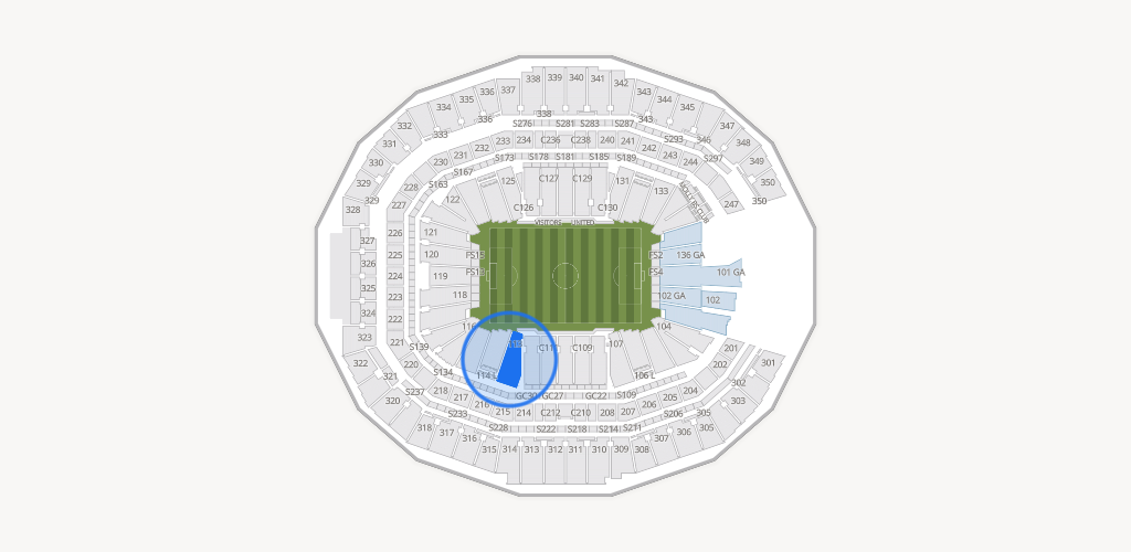 Mercedes-Benz Stadium Seating Chart