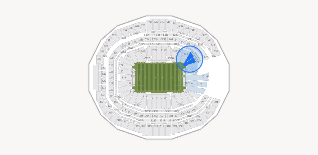Mercedes-Benz Stadium Seating Chart
