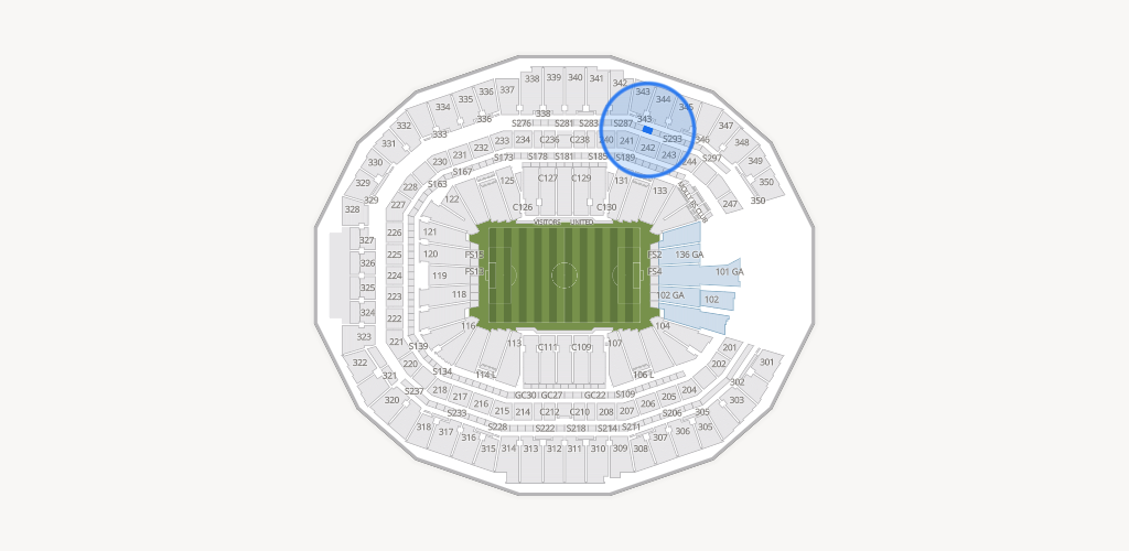 Mercedes-Benz Stadium Seating Chart