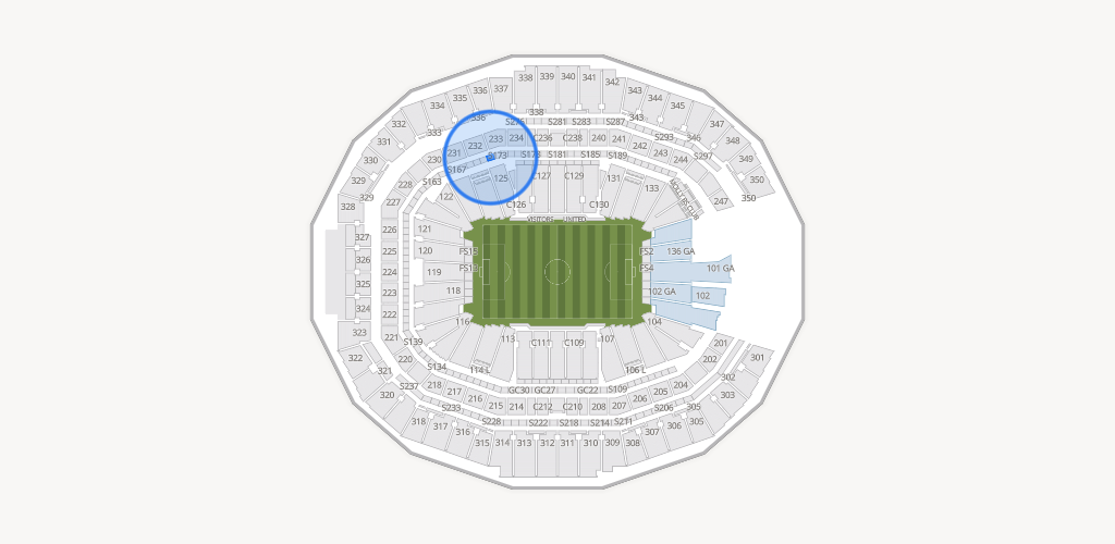 Mercedes-Benz Stadium Seating Chart