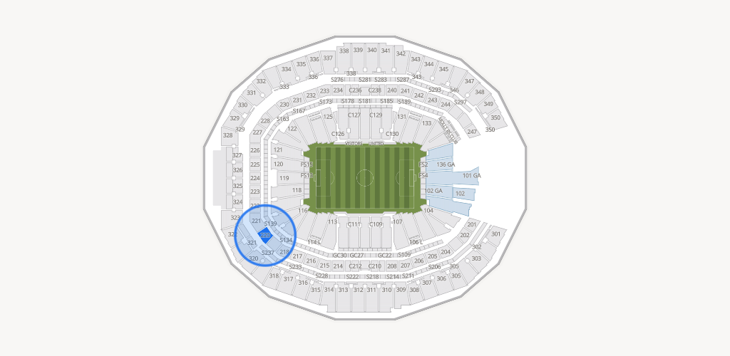 Mercedes-Benz Stadium Seating Chart