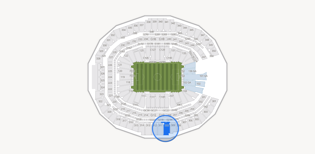 Mercedes-Benz Stadium Seating Chart