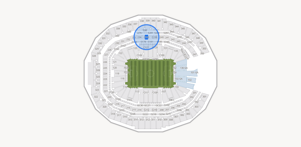 Mercedes-Benz Stadium Seating Chart