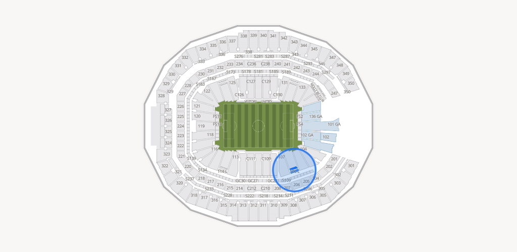 Mercedes-Benz Stadium Seating Chart