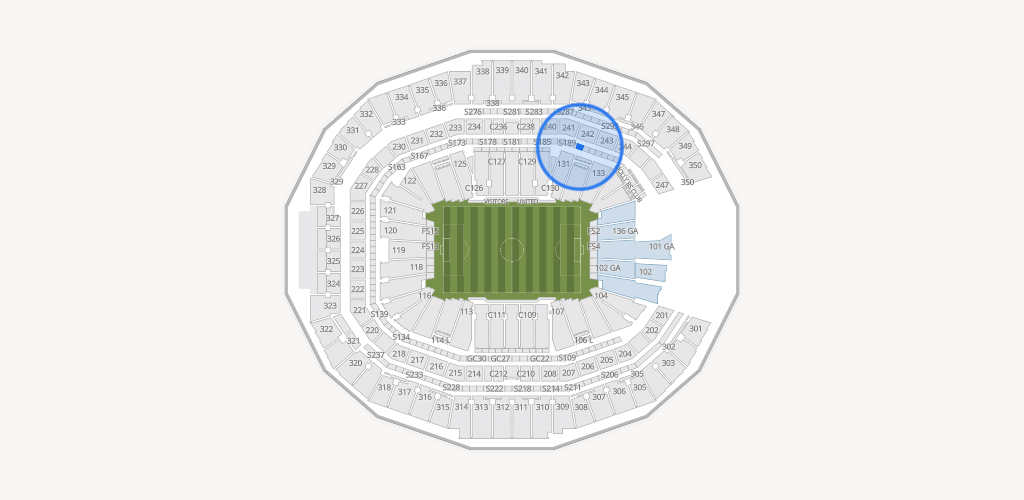 Mercedes-Benz Stadium Seating Chart