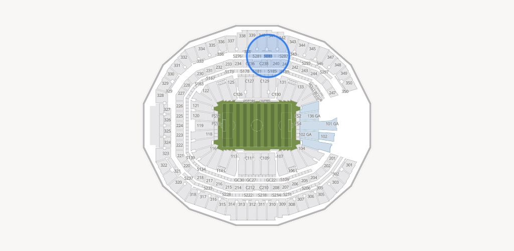 Mercedes-Benz Stadium Seating Chart