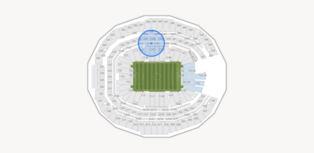 Mercedes-Benz Stadium Seating Chart