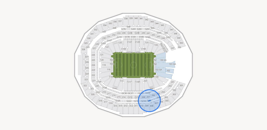 Mercedes-Benz Stadium Seating Chart