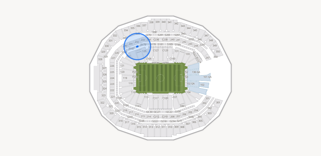 Mercedes-Benz Stadium Seating Chart