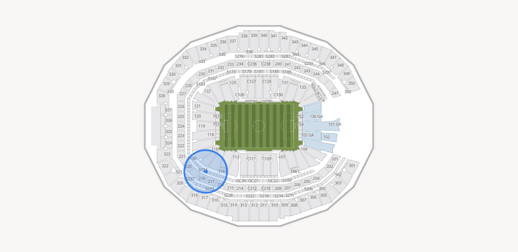 Mercedes-Benz Stadium Seating Chart