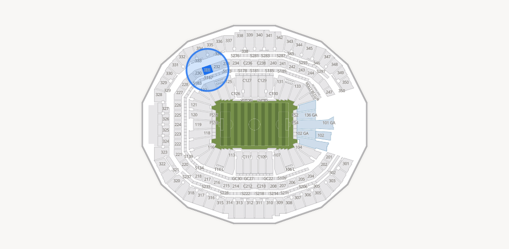 Mercedes-Benz Stadium Seating Chart