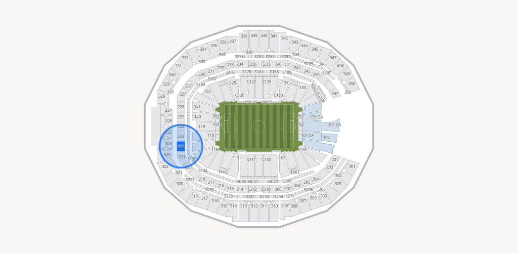Mercedes-Benz Stadium Seating Chart