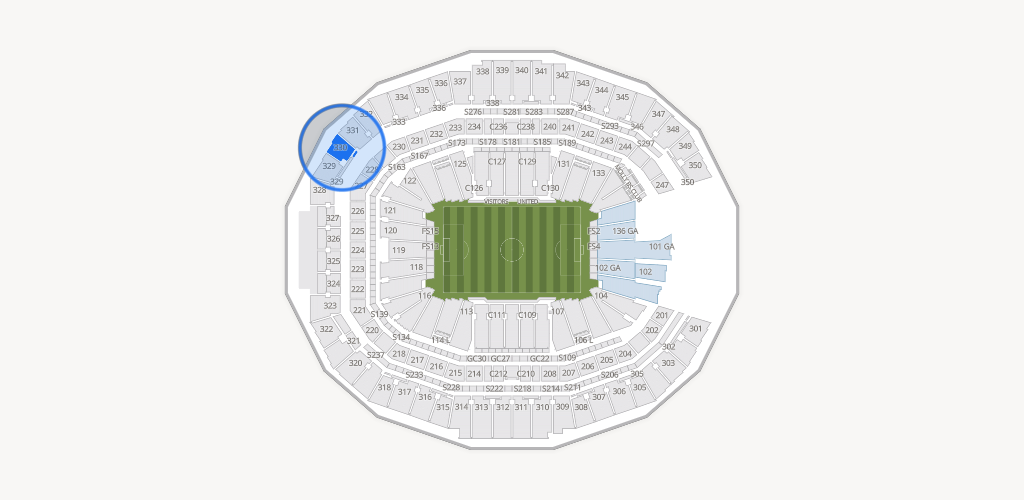 Mercedes-Benz Stadium Seating Chart