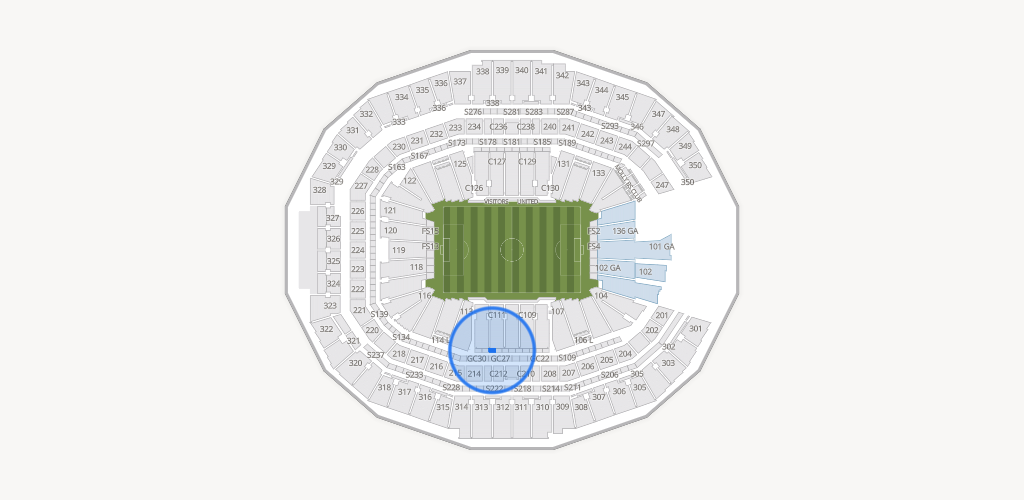 Mercedes-Benz Stadium Seating Chart