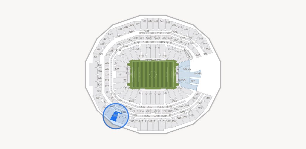 Mercedes-Benz Stadium Seating Chart