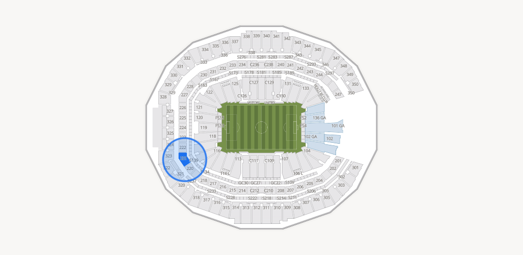Mercedes-Benz Stadium Seating Chart