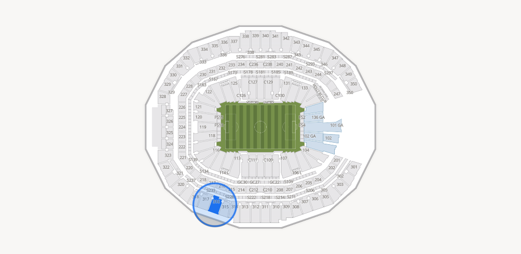 Mercedes-Benz Stadium Seating Chart