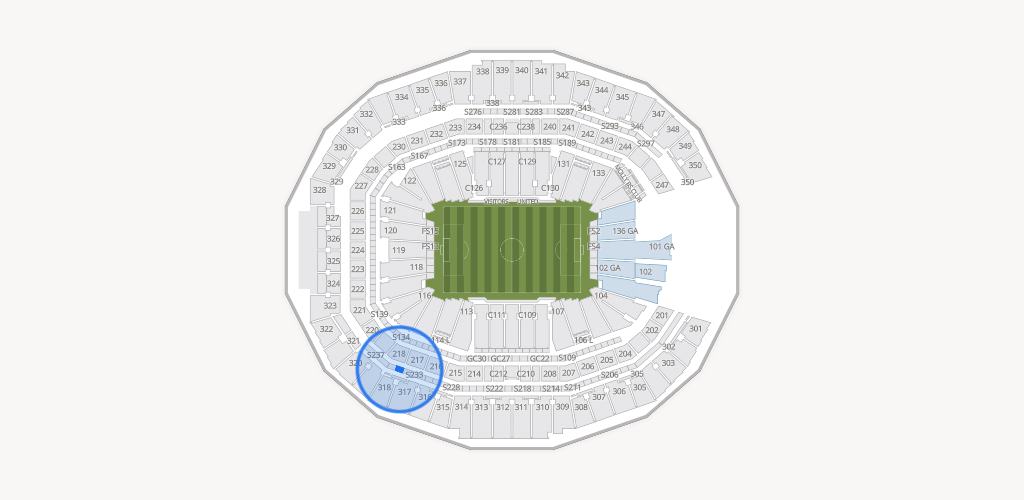 Mercedes-Benz Stadium Seating Chart