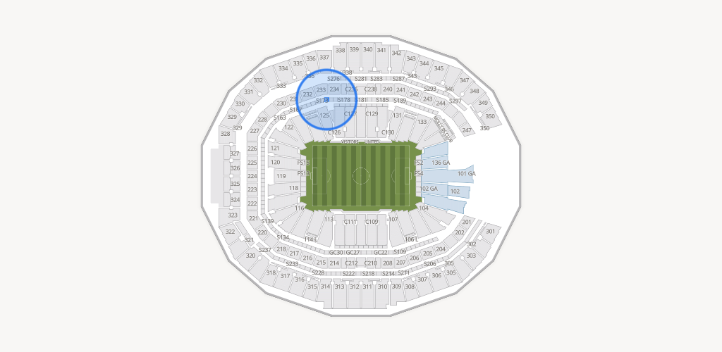 Mercedes-Benz Stadium Seating Chart