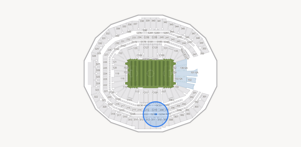Mercedes-Benz Stadium Seating Chart
