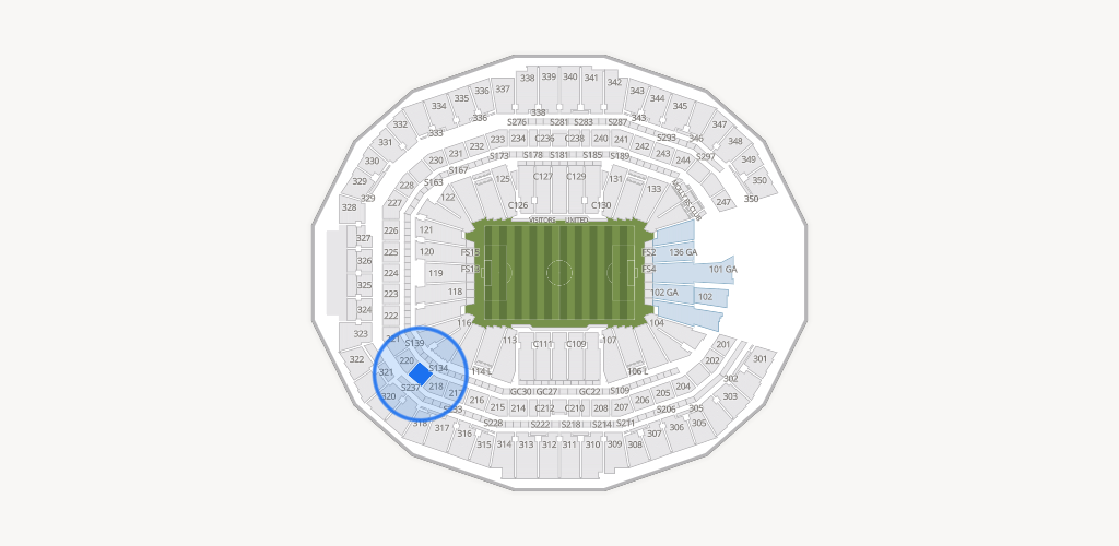 Mercedes-Benz Stadium Seating Chart