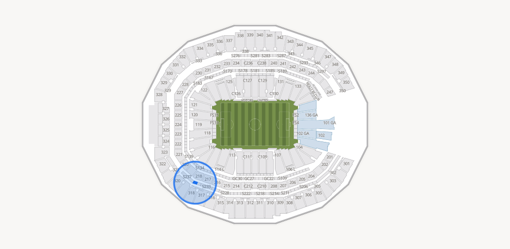 Mercedes-Benz Stadium Seating Chart