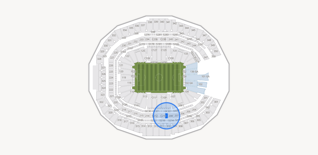 Mercedes-Benz Stadium Seating Chart